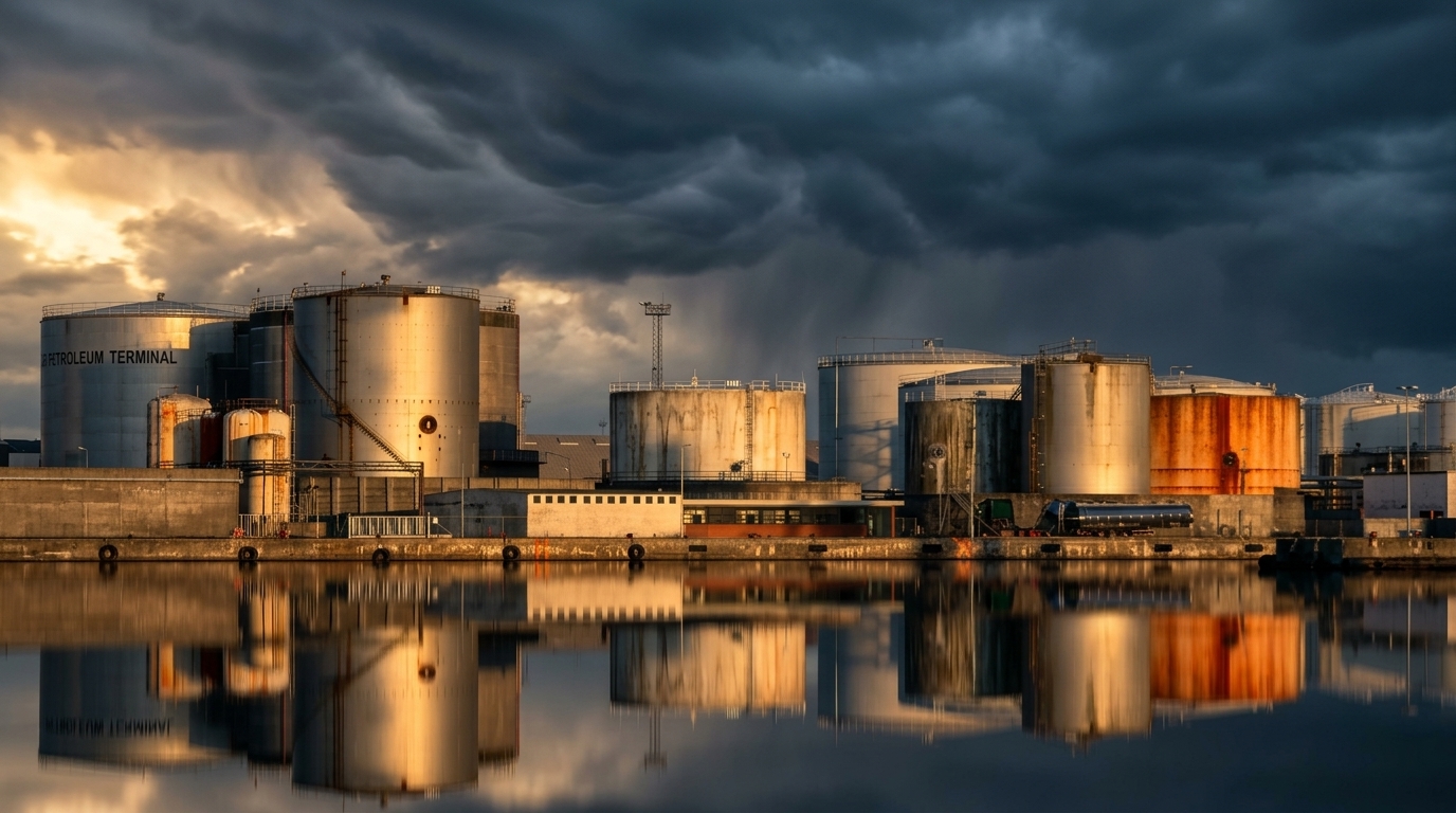 Petrova petroleum storage tanks and coastal fuel terminal facility